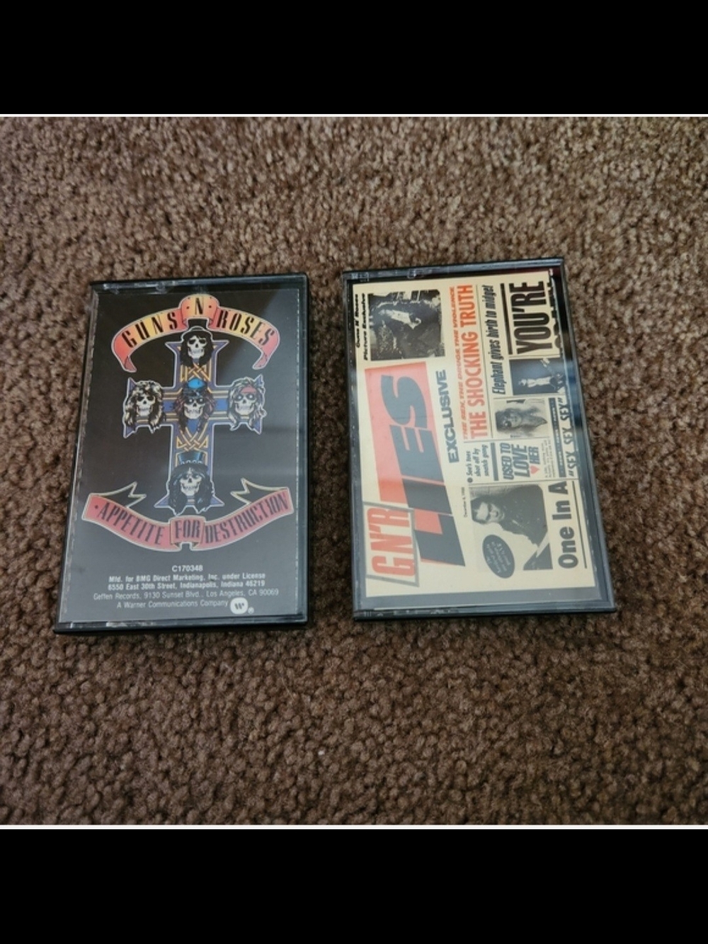 Guns N Roses Cassette Tape Duo